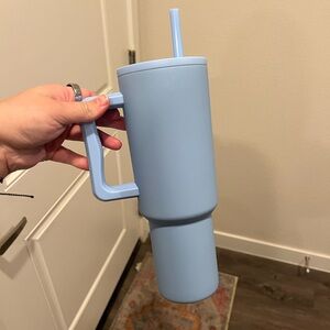 40 oz Simple Modern Blue Tumbler with Straw